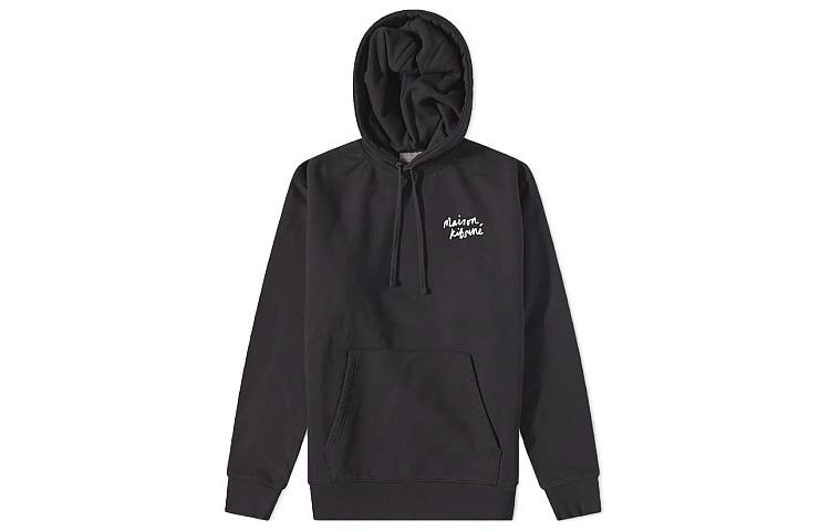 

Maison Kitsuné худи расслабленного кроя с принтом Maison Kitsune, черный