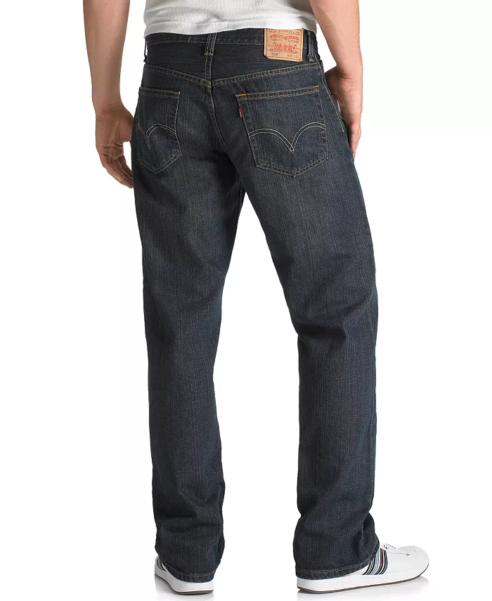 Мужские джинсы 559 Relaxed Straight Fit без стрейча Levi's, синий — фото 2