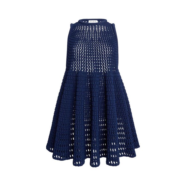 

Платье Alaïa Waffle Dress, Minuit