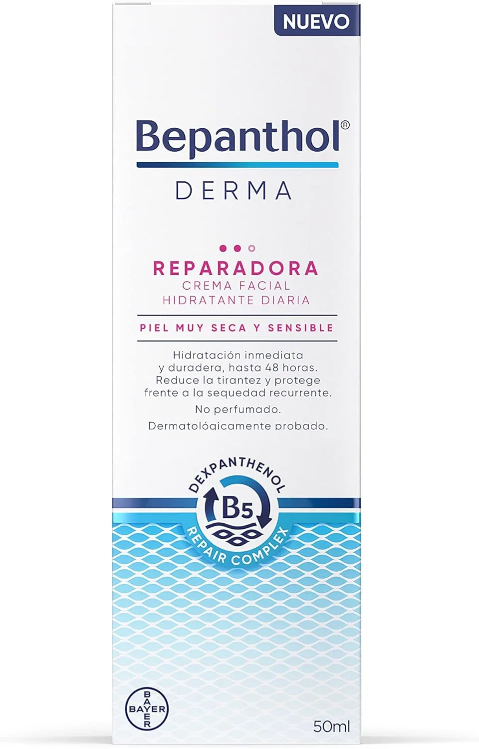 Крем для лица Bepanthol — Увлажняющий Derma Repair для очень сухой и чувствительной кожи, 50 мл — фото 3