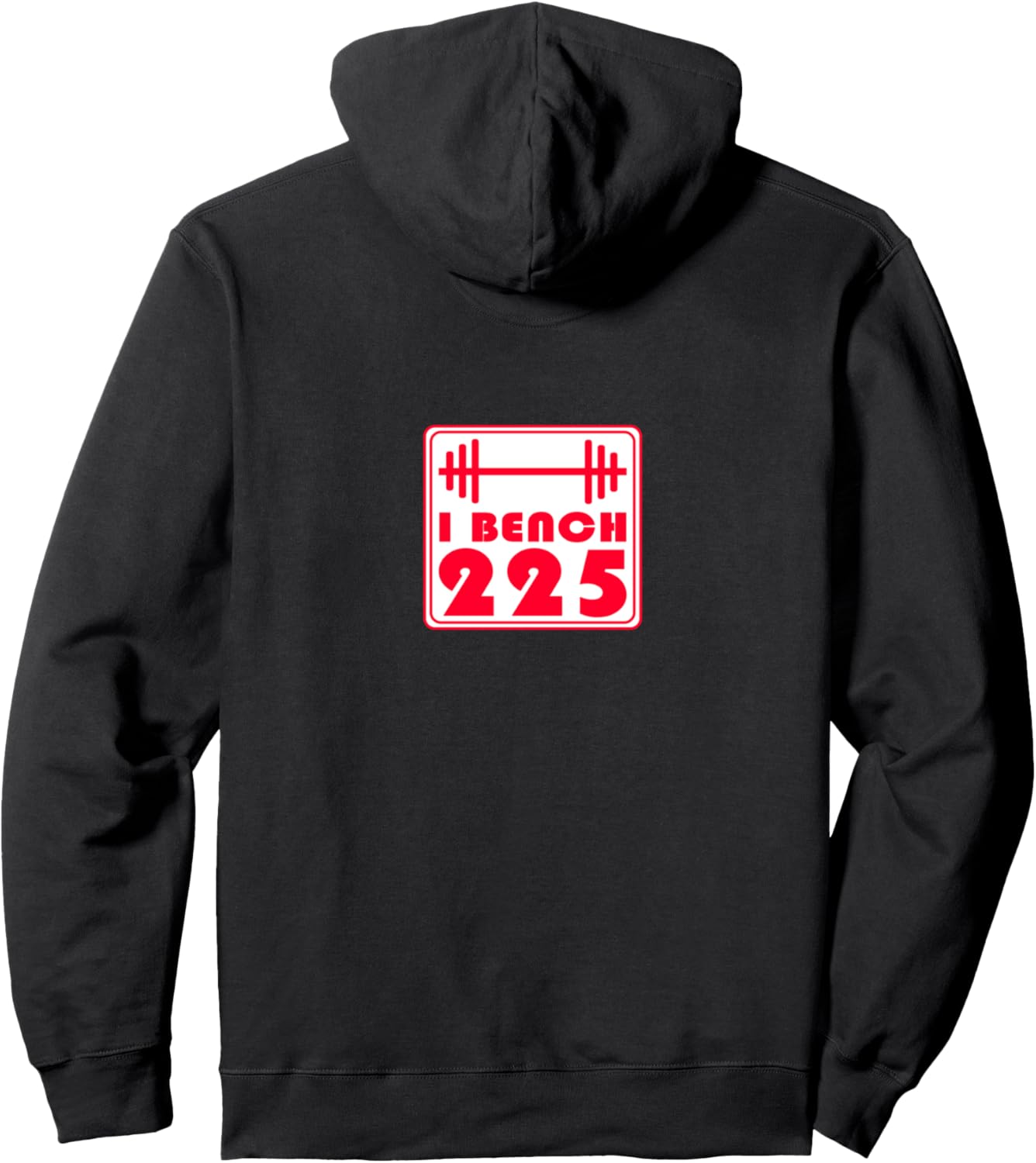 

Толстовка с капюшоном I Bench 225 - Модная, популярная и стильная толстовка для тренировок в спортзале, черный