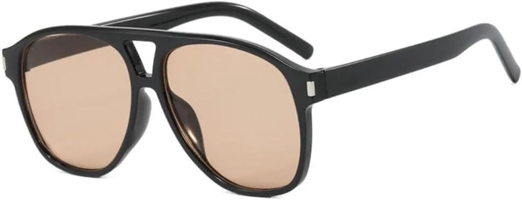 

Солнцезащитные очки с защитой UV400 | Увеличенные двойные перемычки и заклепки | Для женщин и мужчин | Для занятий спортом на открытом воздухе и вождения DSVIGF, Black Tea