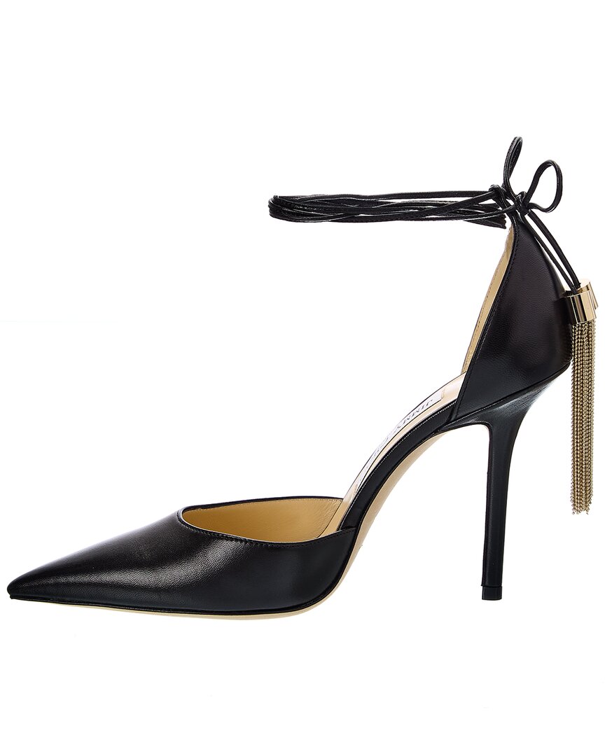 Туфли-лодочки Jimmy Choo Eris 100 из кожи, черный — фото 2