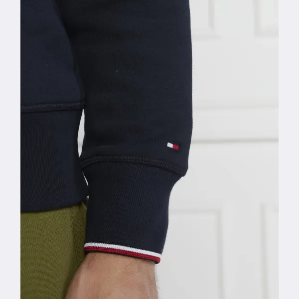 Толстовка стандартного кроя с капюшоном и логотипом Tommy Tommy Hilfiger, синий — фото 4