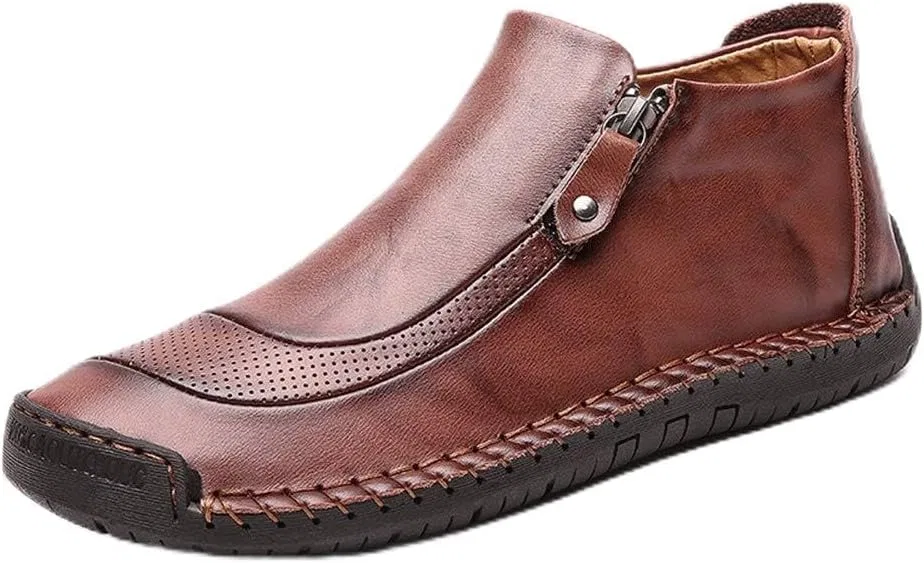 Челси кожаные JEBU, темно-коричневый