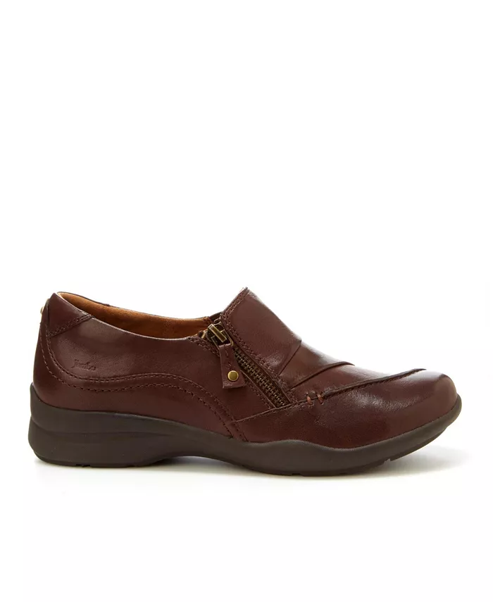 Женские балетки Thea-Wide Slip-On Jambu, коричневый — фото 2