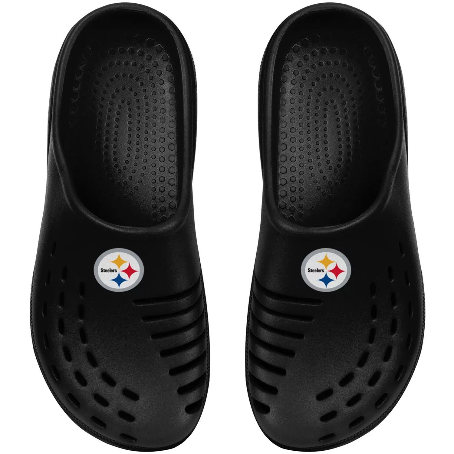 

Молодежные черные сабо FOCO Pittsburgh Steelers Sunny Day Unbranded
