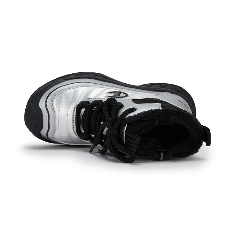Champion Kids Термические ботинки High Top для детей Silver Black, возраст 3-7 лет — фото 3