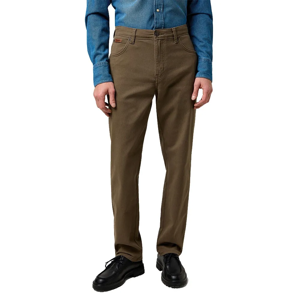 

Брюки Wrangler Texas Regular Fit, коричневый