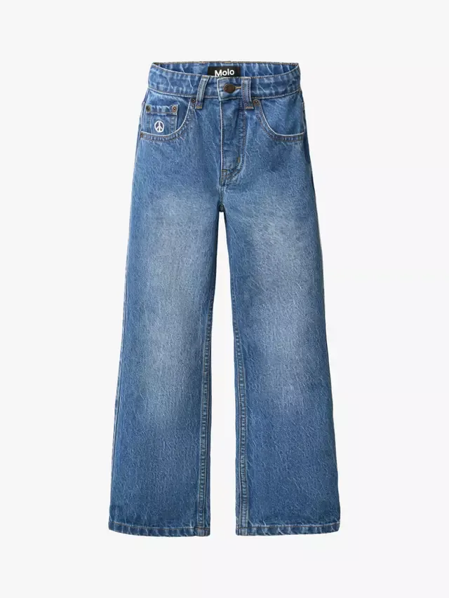 Детские джинсы Alban Relaxed Denim, синие Molo — фото 3