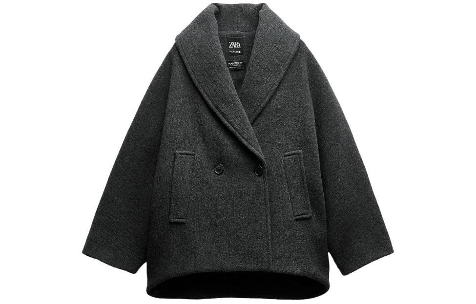 

Пальто женское серое Zara