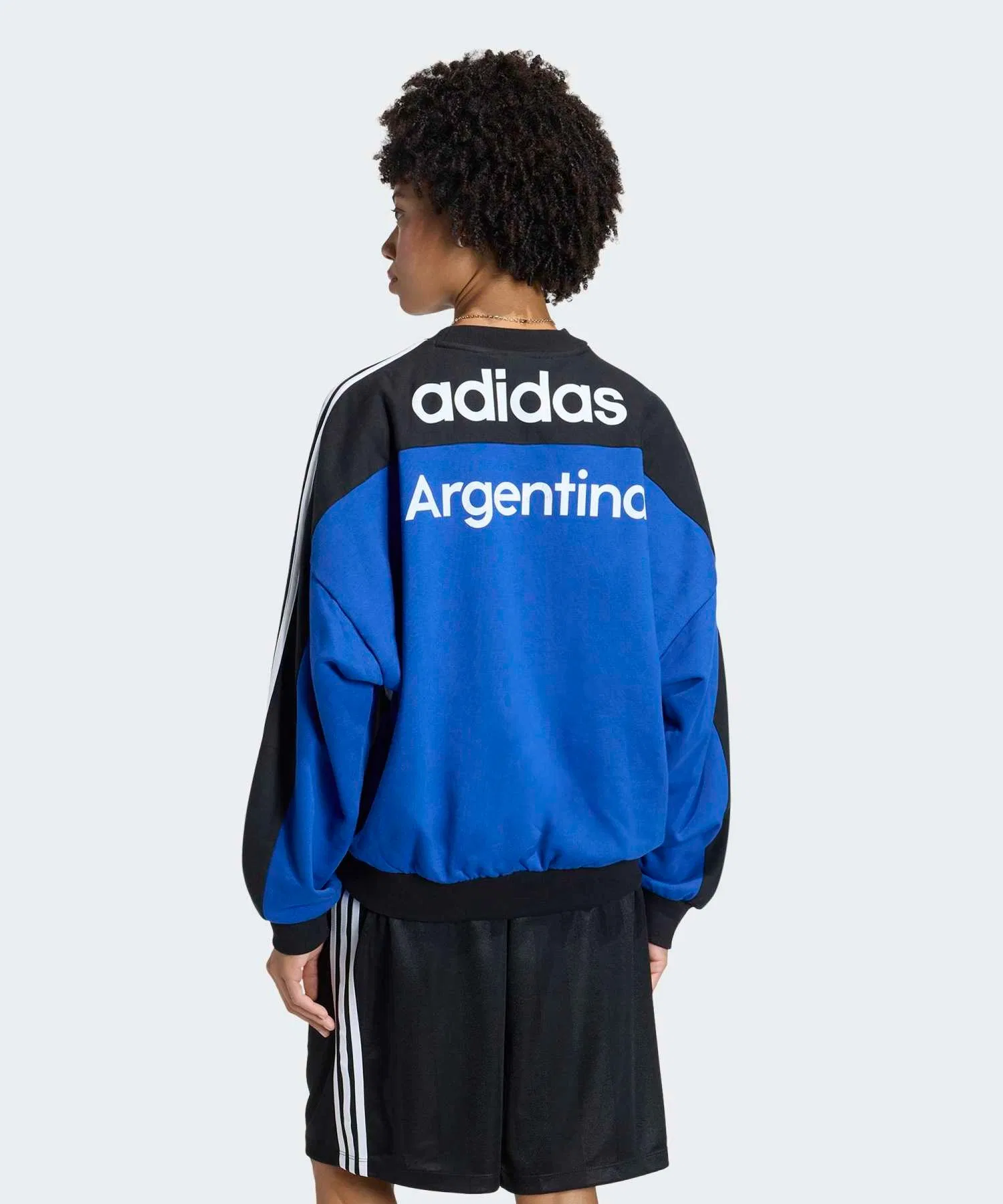 Свитшот с круглым вырезом и отложным краем / Кроссовки / adidas Originals — фото 2