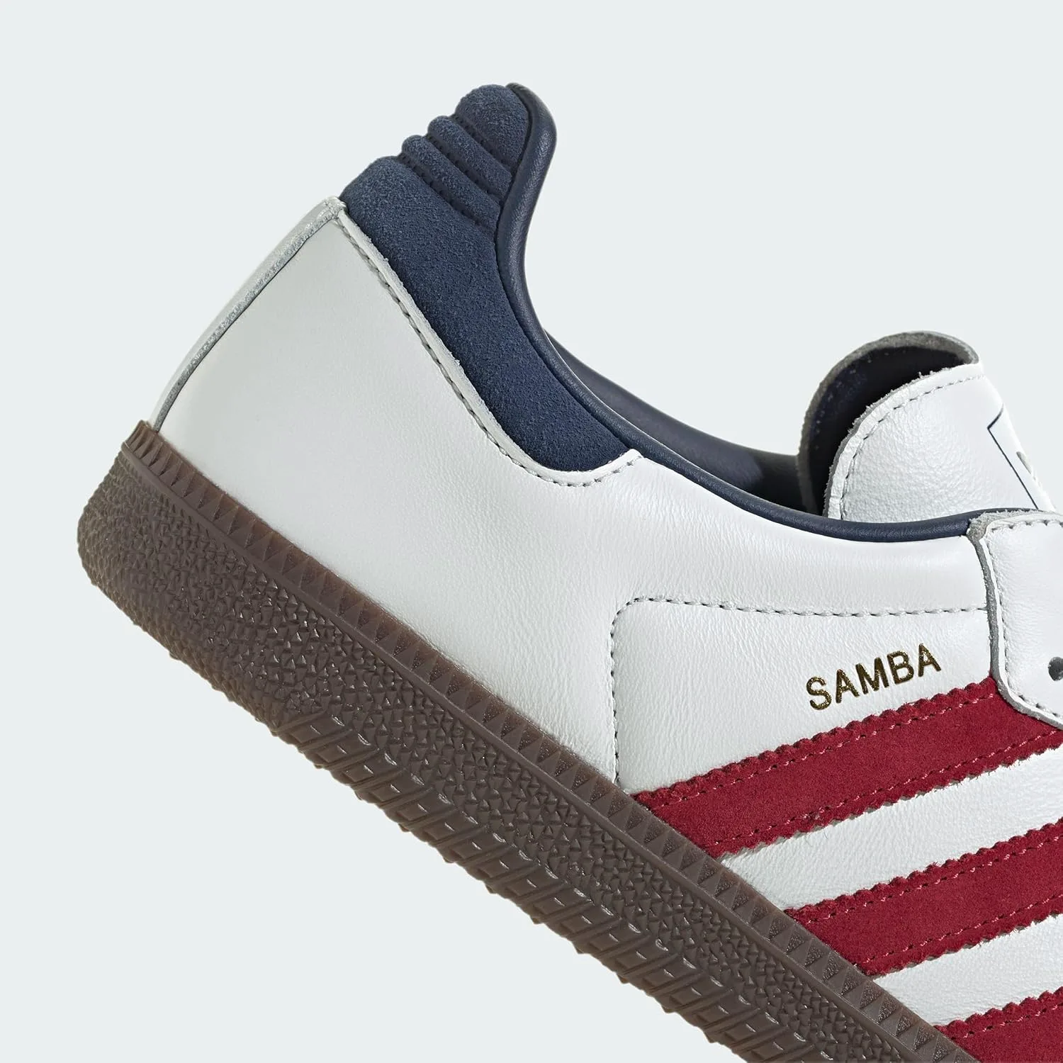 Мужские кроссовки Adidas Samba OG, белый/красный/индиго — фото 4