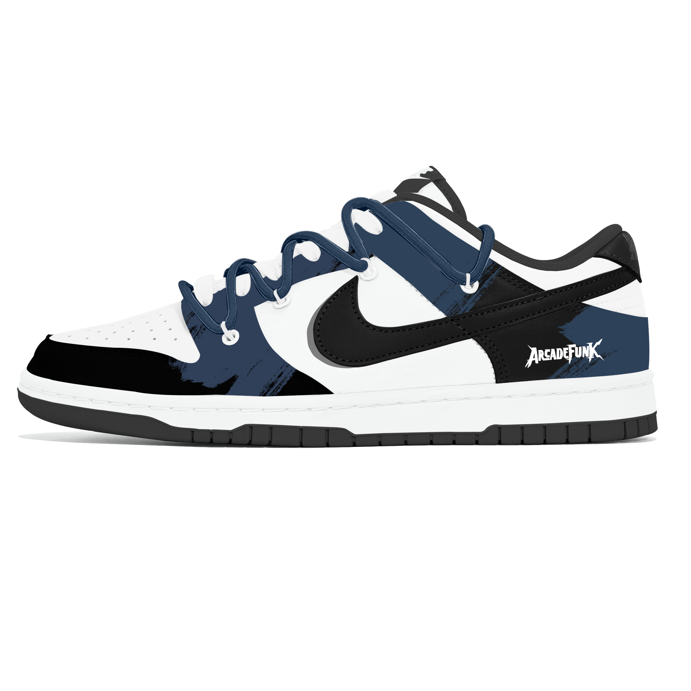 

Nike Кроссовки для скейтбординга Dunk Dust Collection, износостойкие, низкие, мужские, сине-черные