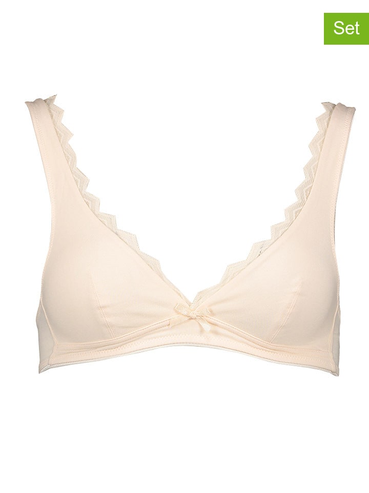 

Бюстгальтер без косточек PETITE FLEUR 2er-Set: Bügellose BHs, цвет Creme/Weiß