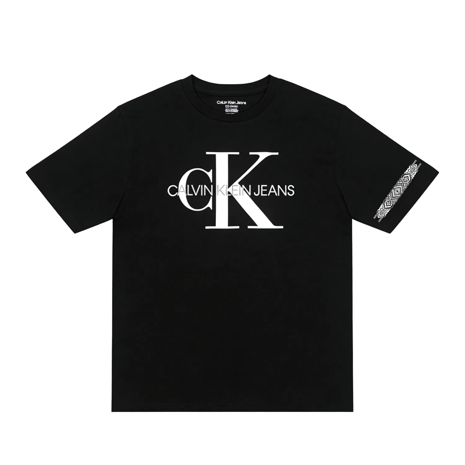 Футболка хлопковая Calvin Klein Crew Neck черная