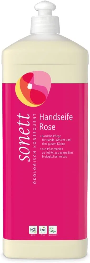 Жидкое мыло Sonett Rose для рук, лица и тела, 1 л Sonett