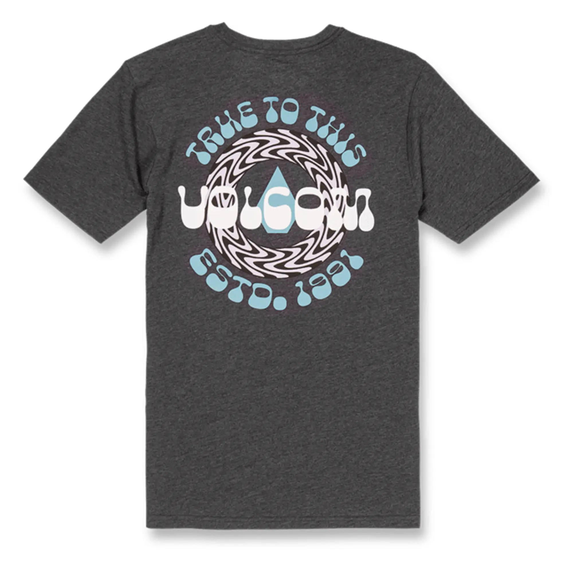 

Мужская футболка с коротким рукавом Stone Backstage Volcom, Black Heather, Черный, Мужская футболка с коротким рукавом Stone Backstage Volcom, Black Heather