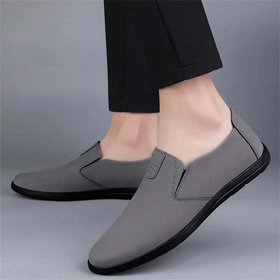 Лоферы кожаные Handmade, модель Men Loafers, черный — фото 2