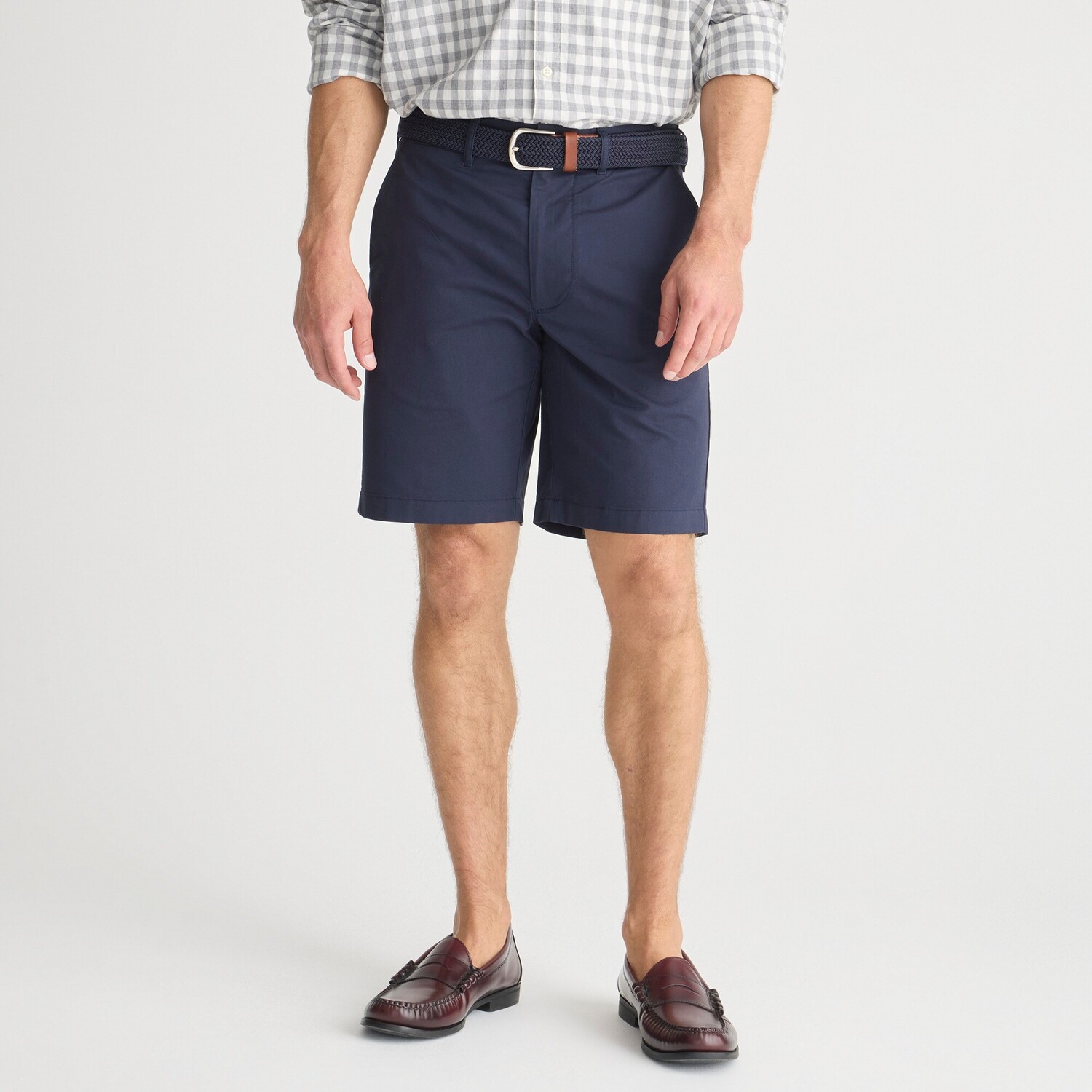 

9" эластичные шорты-чиносы J.Crew, синий