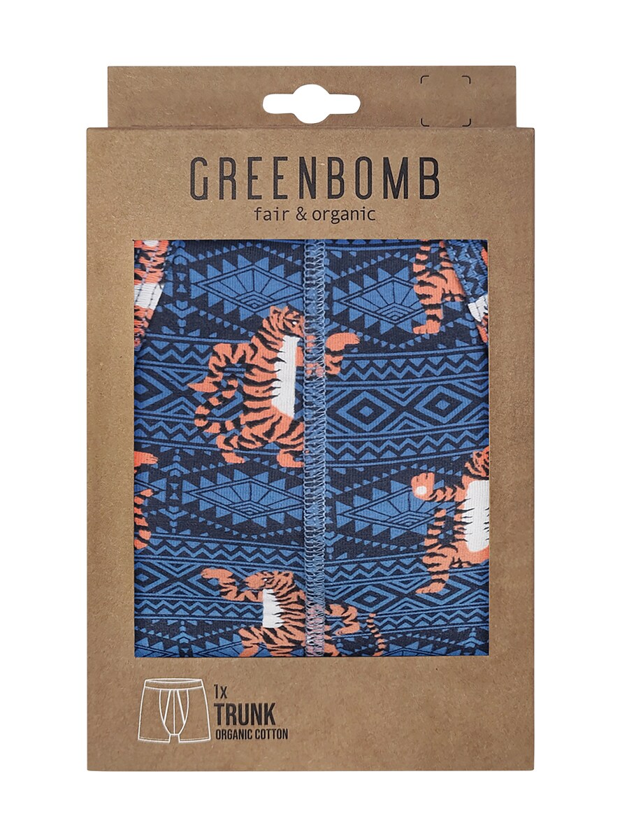 

Боксеры GREENBOMB Animal Tiger 2, цвет Gentian