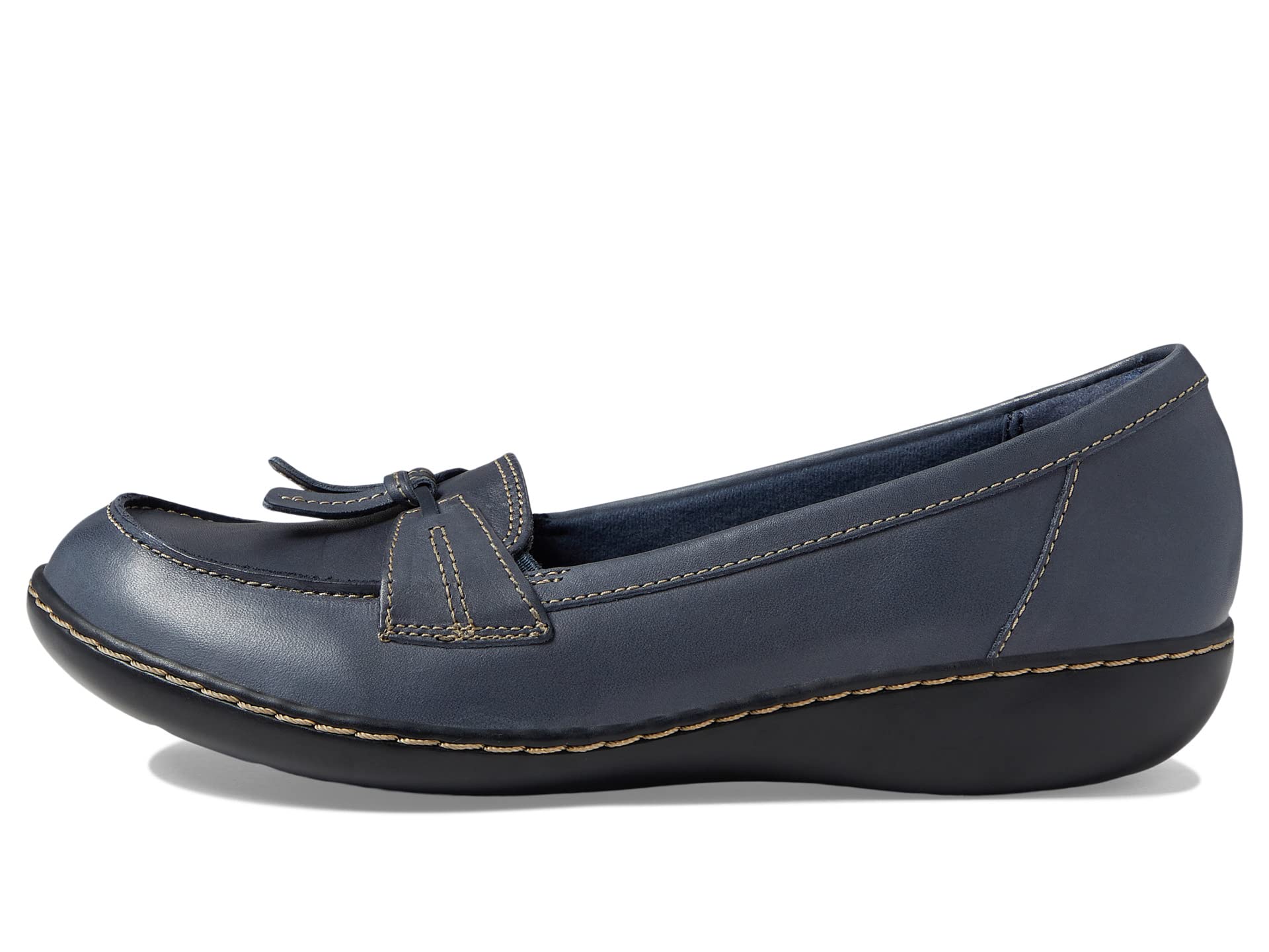 Лоферы Clarks Ashland Bubble, Navy Marine — фото 4