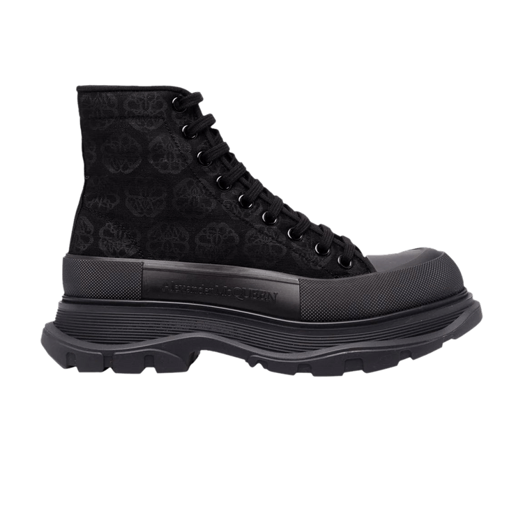 

Кроссовки Alexander McQueen Alexander McQueen Tread Slick Boots 'Black Floral', черный