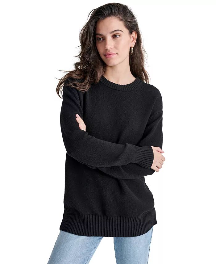 

Женский легкий свитер с круглым вырезом DKNY Jeans, черный