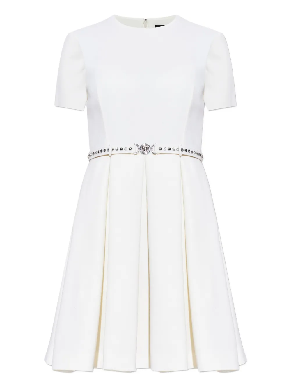 

Мини-платье с логотипом Versace, белый