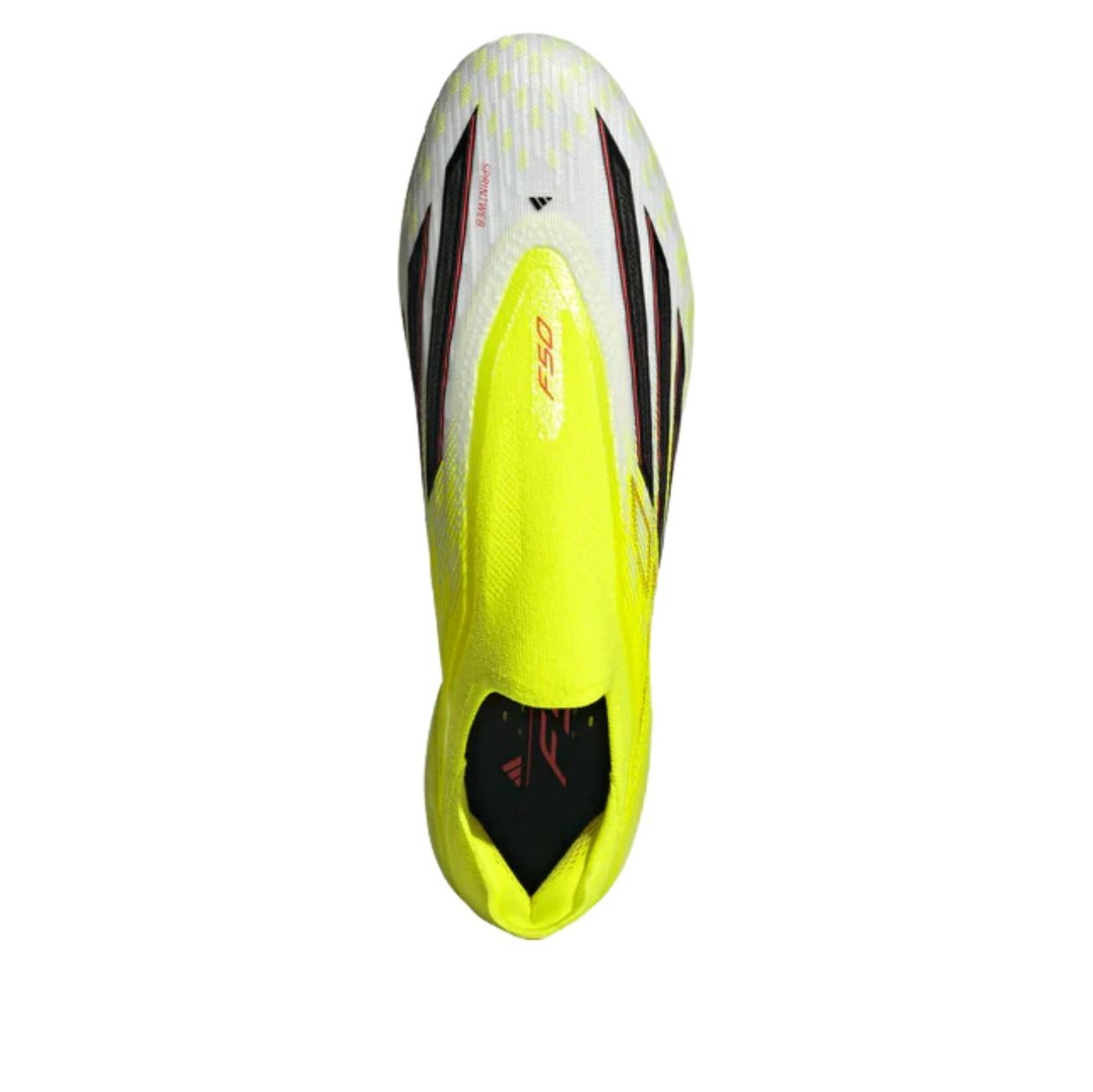 Футбольные бутсы Adidas F50 Elite Laceless FG 'Team Solar Yellow' — фото 4