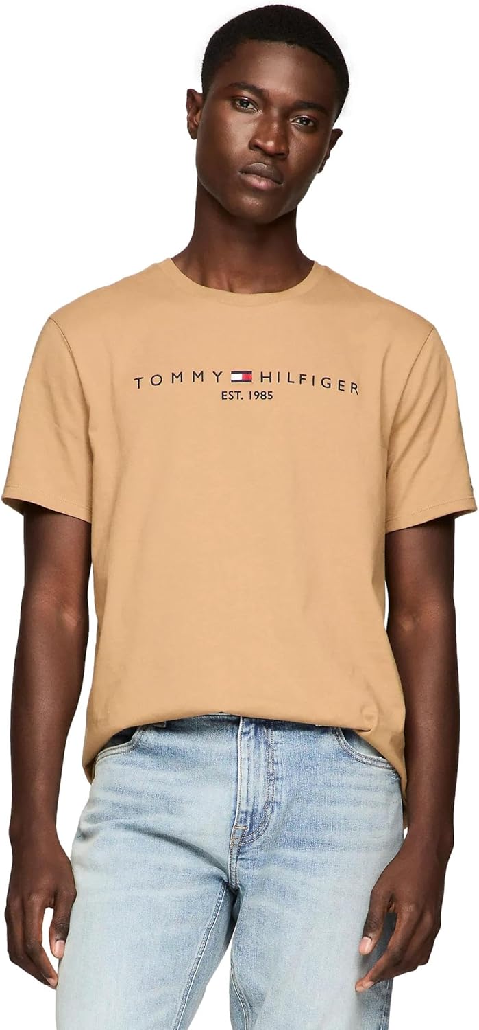 

Мужская футболка с короткими рукавами и принтом Tommy Hilfiger, Basic Tan., Бежевый, Мужская футболка с короткими рукавами и принтом Tommy Hilfiger, Basic Tan.