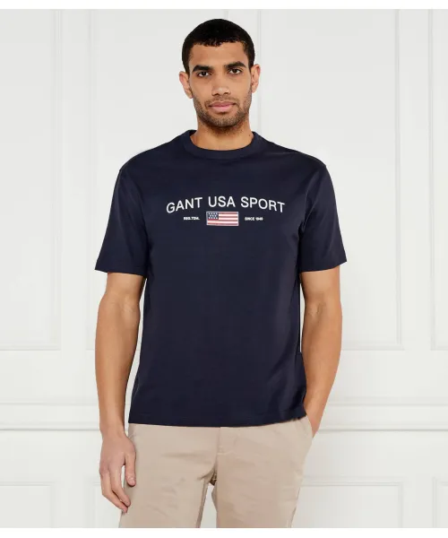 

Футболка Relaxed fit Gant, синий
