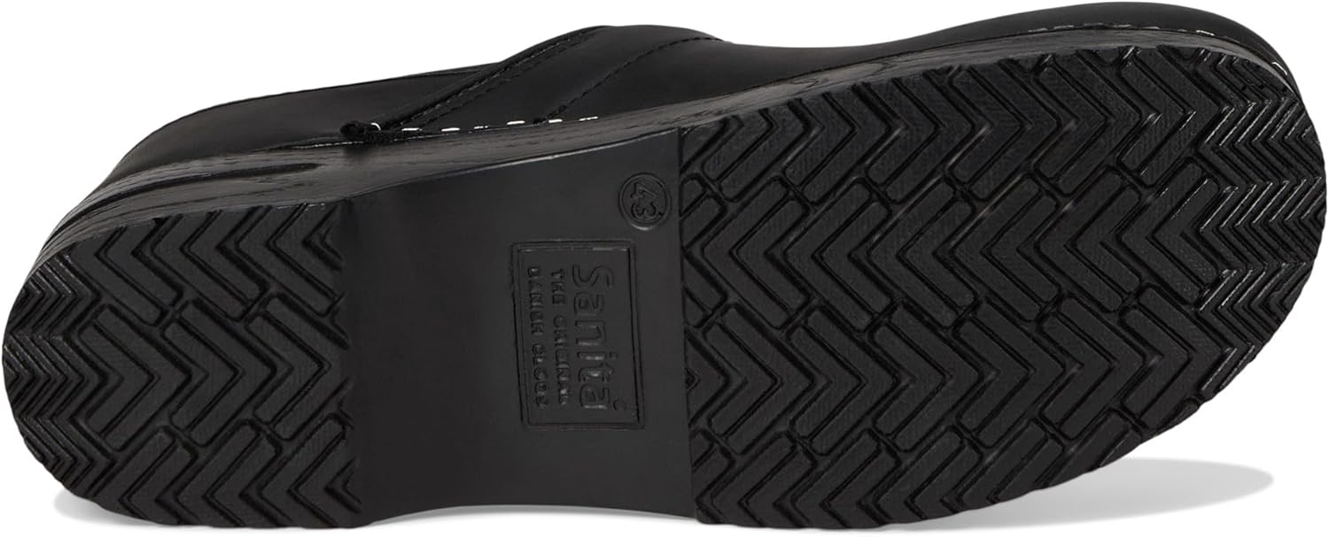 Профессиональный сабо Sanita Men's Oiled Nubuck Clog, черный — фото 3