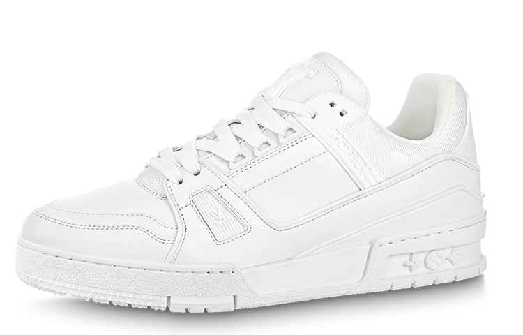 LOUIS VUITTON Кроссовки для скейтбординга Trainer Low Top женские белые
