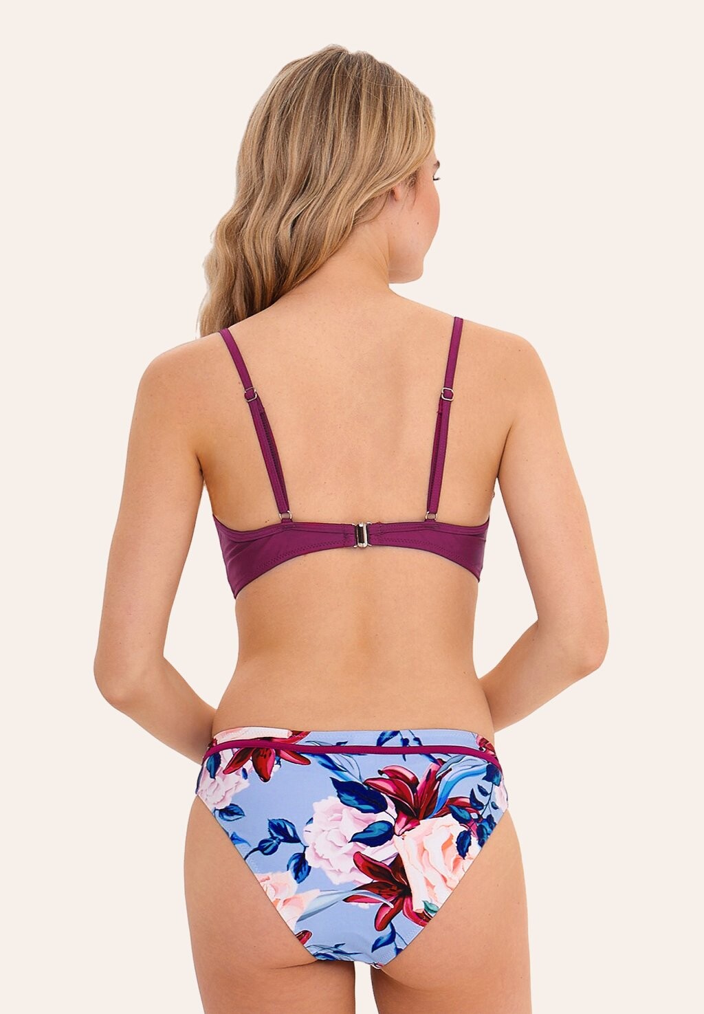 

Бикини SET CROSSOVER ZWEITEILIGER Cupshe, темно-фиолетовый