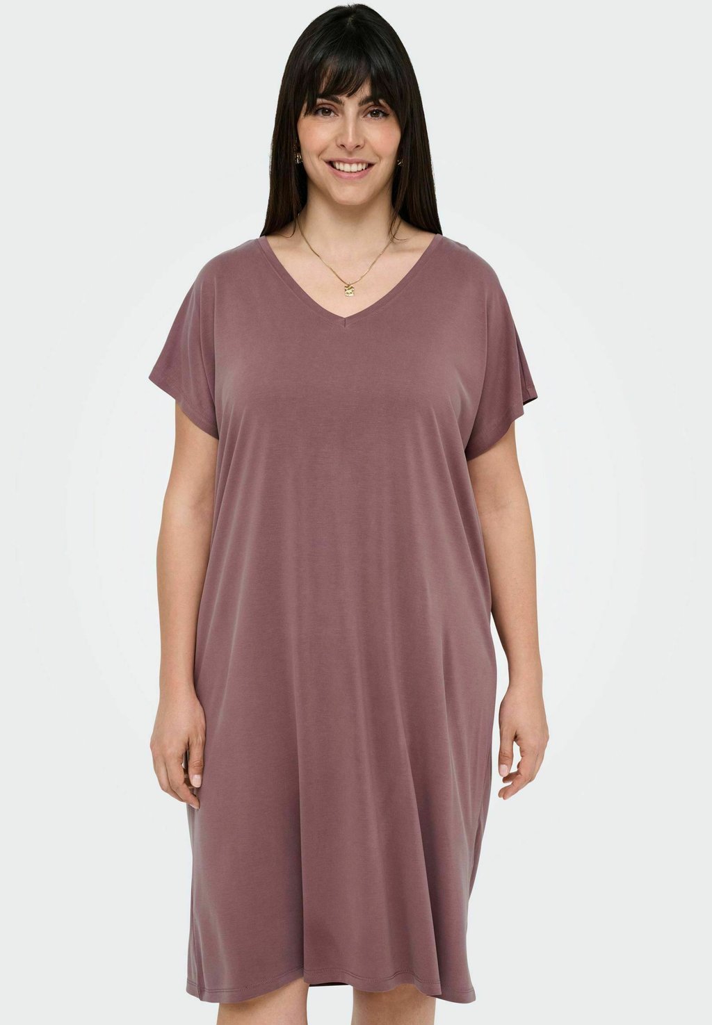 

Платье из джерси ONLY Carmakoma, цвет Rose Brown