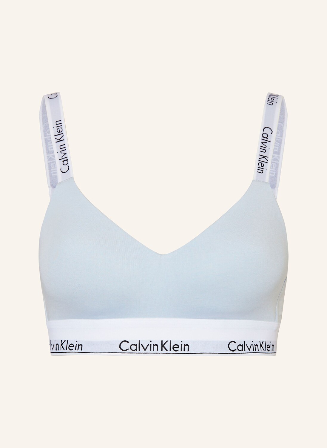 

Бюстье современный хлопок Calvin Klein, светло-голубой