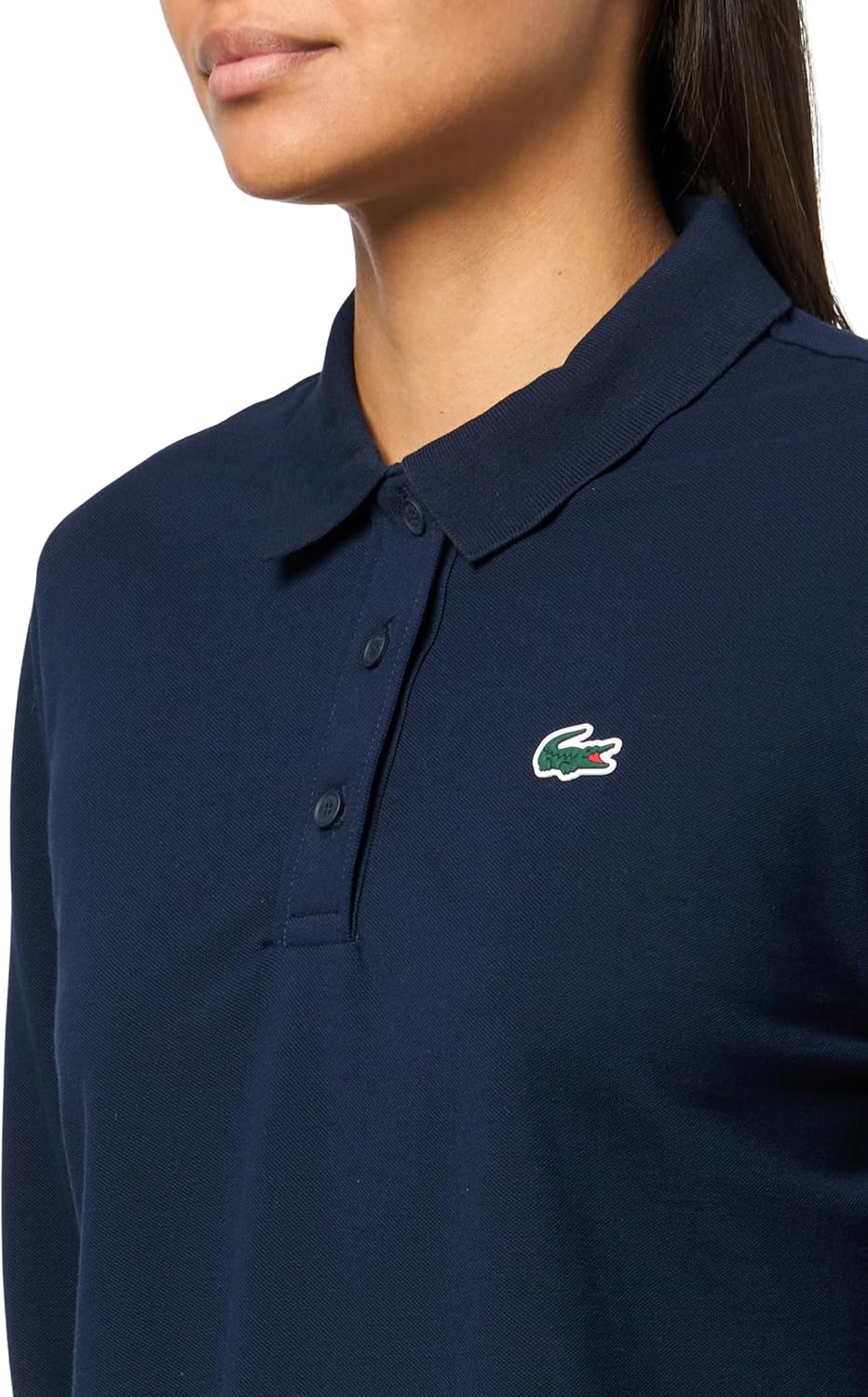 Поло Lacoste для гольфа с длинным рукавом, Navy Blue — фото 3