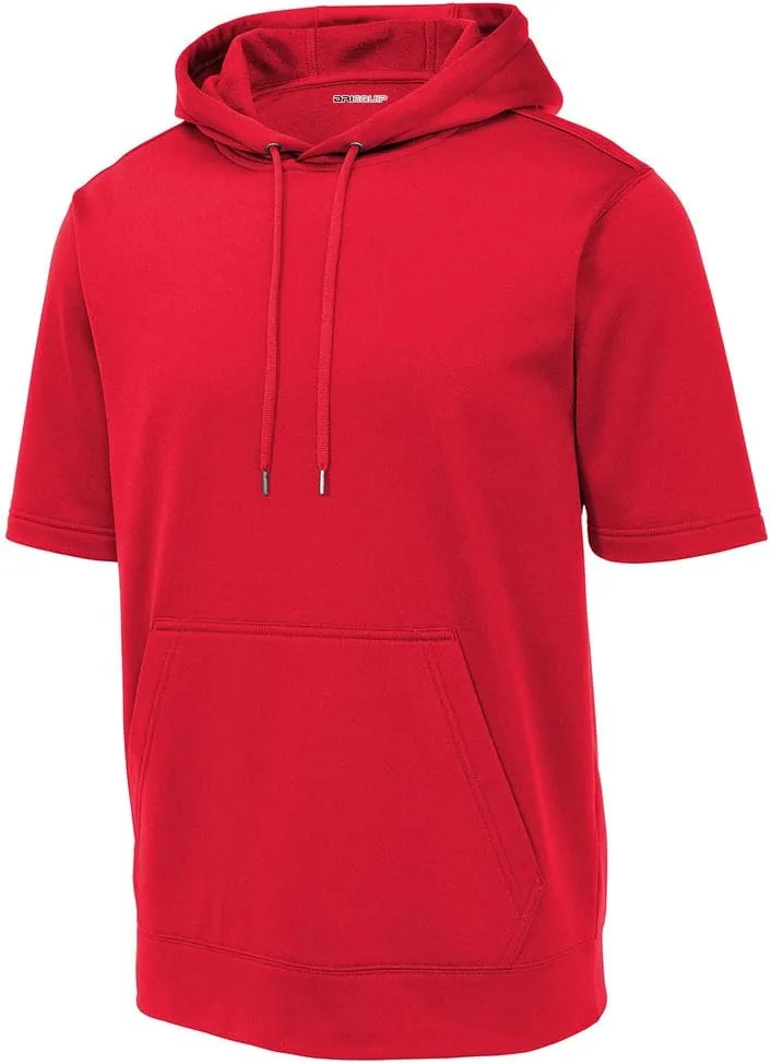 

Мужская флисовая толстовка с капюшоном и коротким рукавом Moisture Wicking, размеры XS-4XL DRIEQUIP