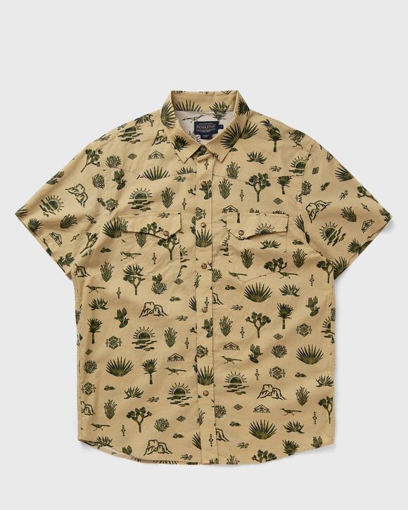 

Рубашка Pendleton Laramie Shirt Ss Yuca Valley Tan, цвет yuca valley tan