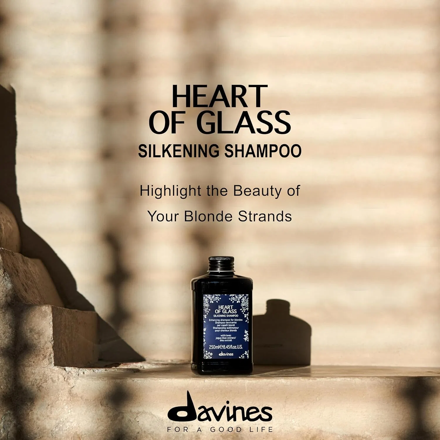 Шампунь для осветленных волос «Heart of Glass Silkening Blonde» от Davines Davines — фото 2