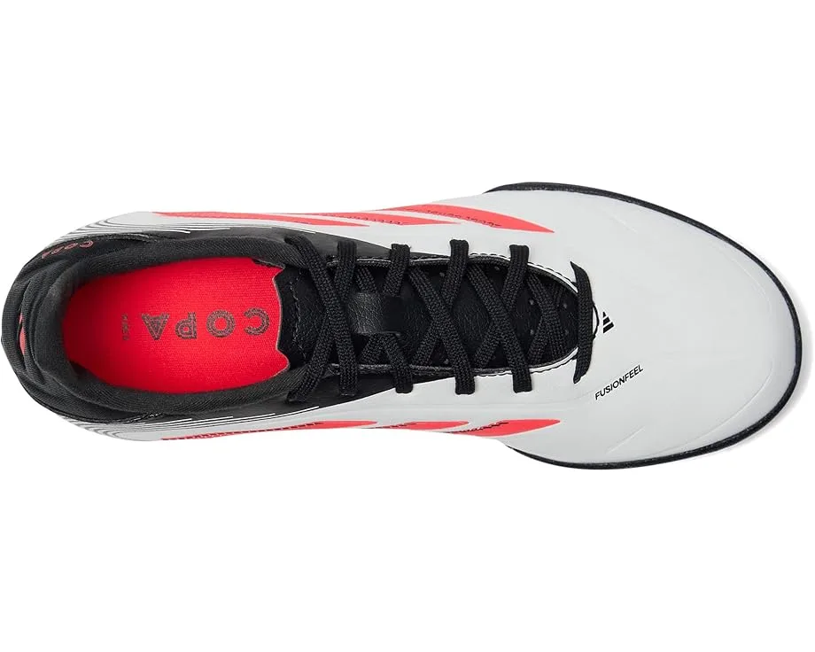 Кроссовки Adidas Kids Copa Pure 3 League Turf Soccer Cleats (Little Kid/Big Kid), White/Lucid Red/Black — фото 2