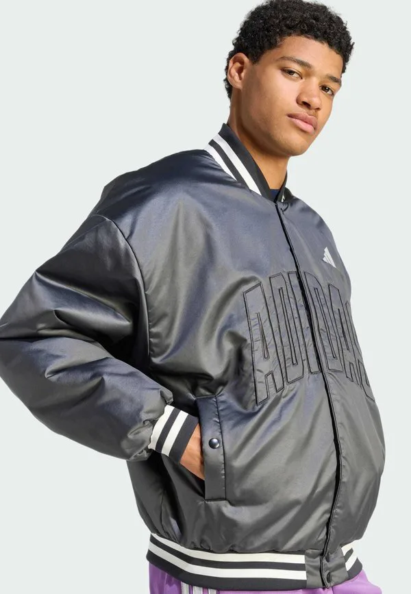 Спортивная куртка-бомбер Adidas Sportswear, Black — фото 4