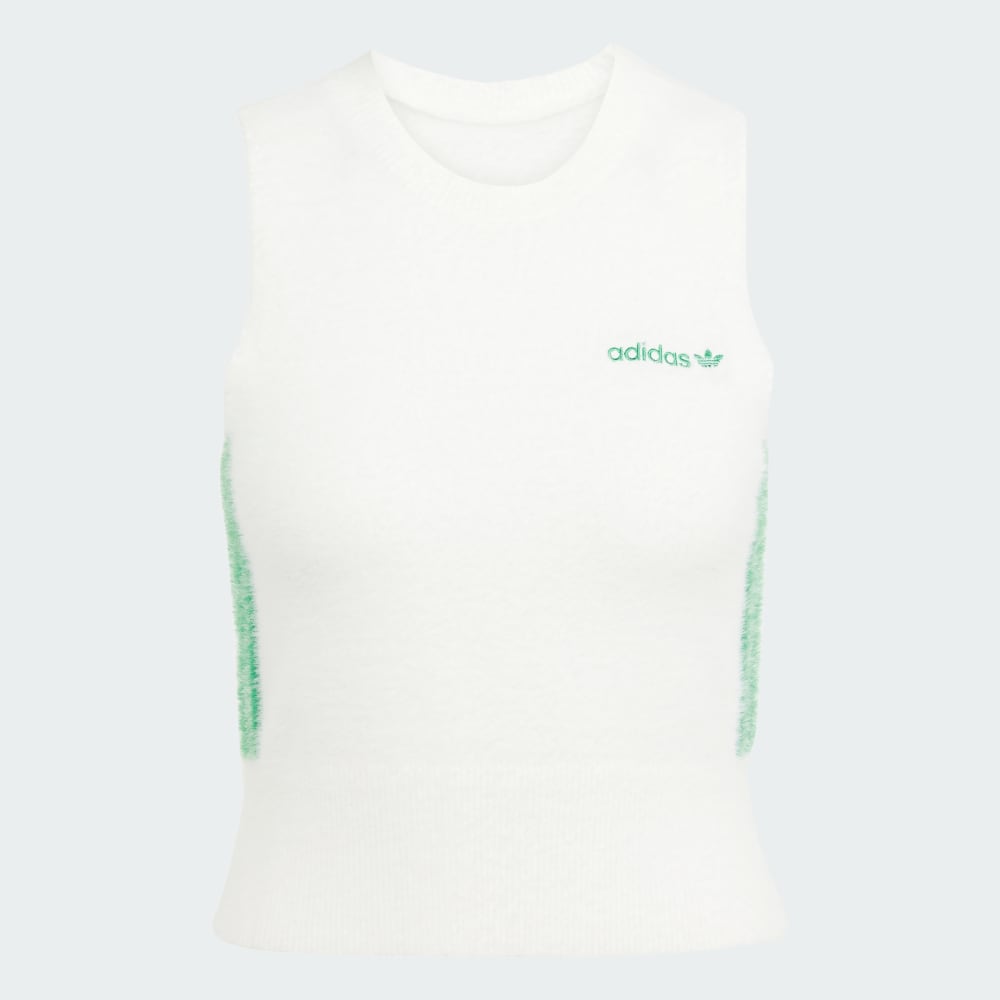 

Жилет Adidas Fluffy Knitted Vest, белый