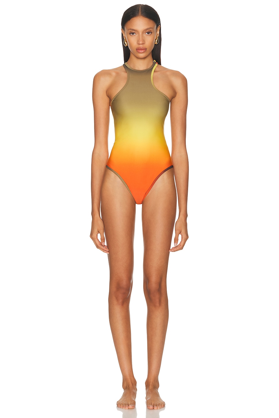 

Купальник One Piece The Attico, Multicolor