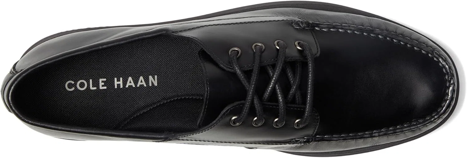 Мужские туфли Cole Haan Grand с четырьмя люверсами, 2-Black Nbk Pavement — фото 2