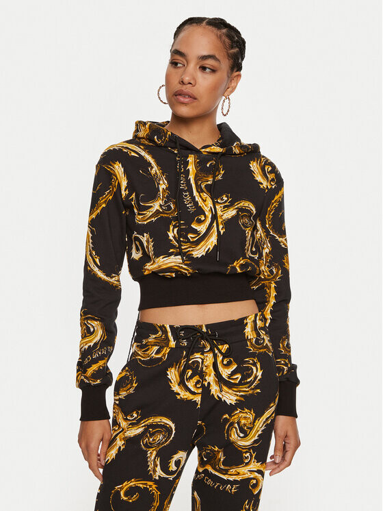 

Толстовка regular fit Versace Jeans Couture, черный