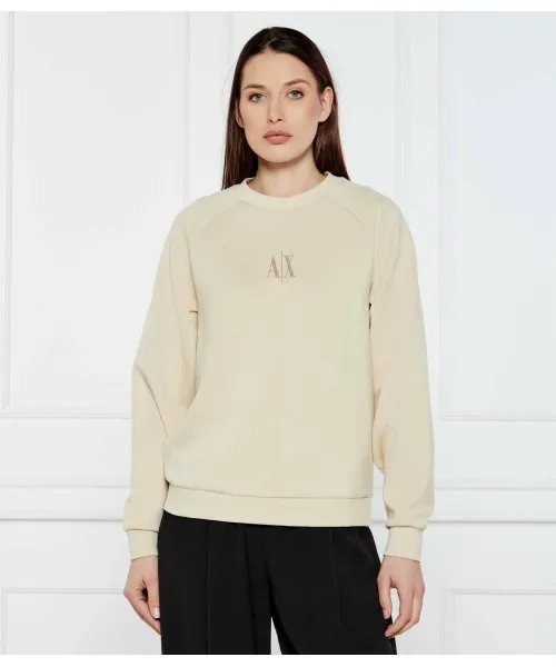 

Толстовка Loose fit Armani Exchange, бежевый
