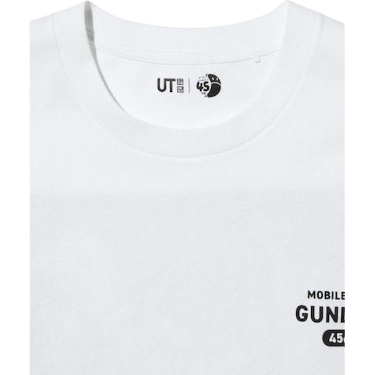 UNIQLO Футболка Unisex White, коллаборация Mobile Suit Gundam — фото 4