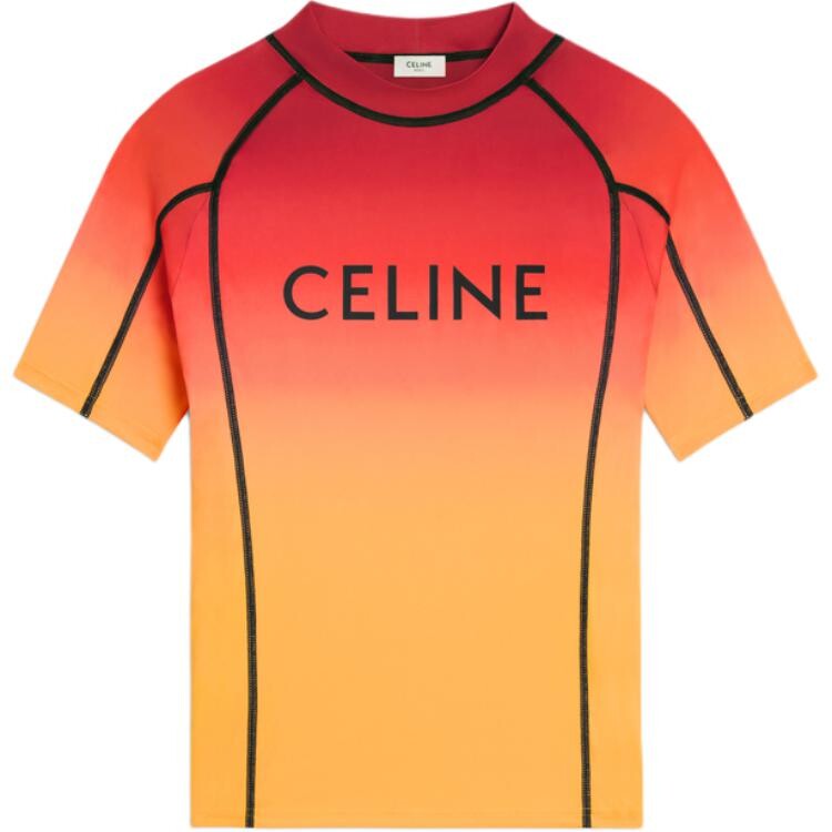 

Футболка мужская оранжевая Celine, оранжевый